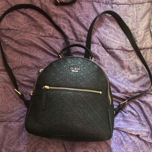 Guess black backpack